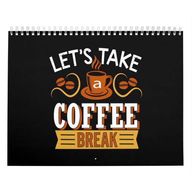 Calendário vamos tomar uma pausa de café (Capa)