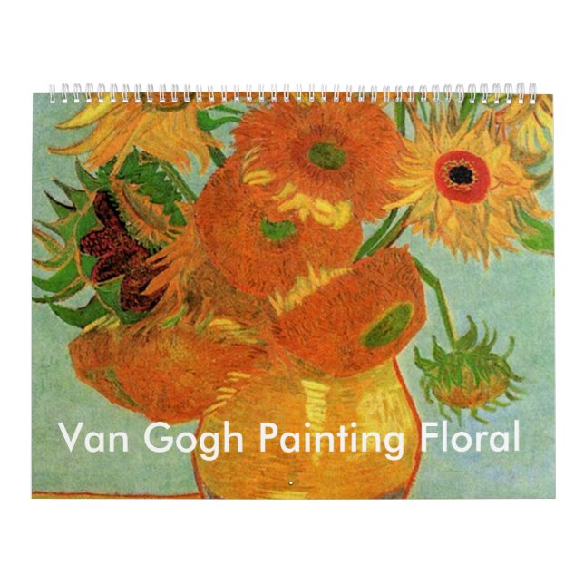 Calendário Van Gogh de arte floral (Capa)