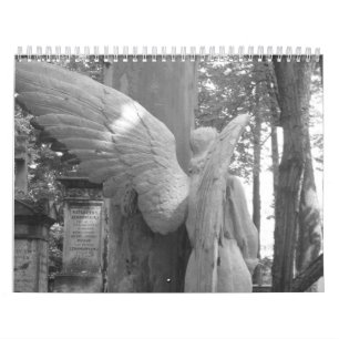 Calendário Varsóvia em preto e branco