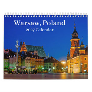 Calendário Varsóvia Polónia 2025
