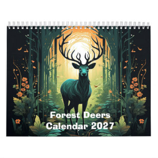 Calendário Veados da Floresta 2027