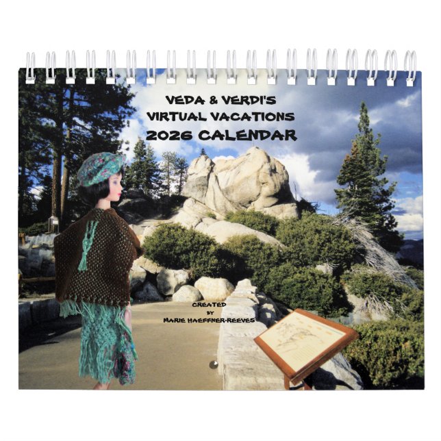 CALENDÁRIO VEDA & VERDI'S VIRTUAL VACATIONS 2026 CALENDAR (Capa)
