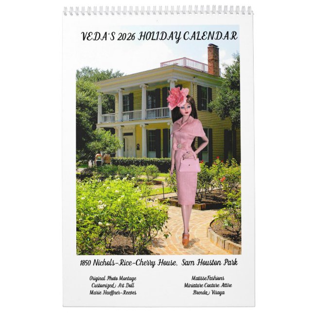 Calendário Veda's 2026 MatisseFashion Holiday Calendar (Capa)