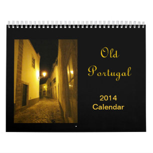 Calendário velho 2014 de Portugal