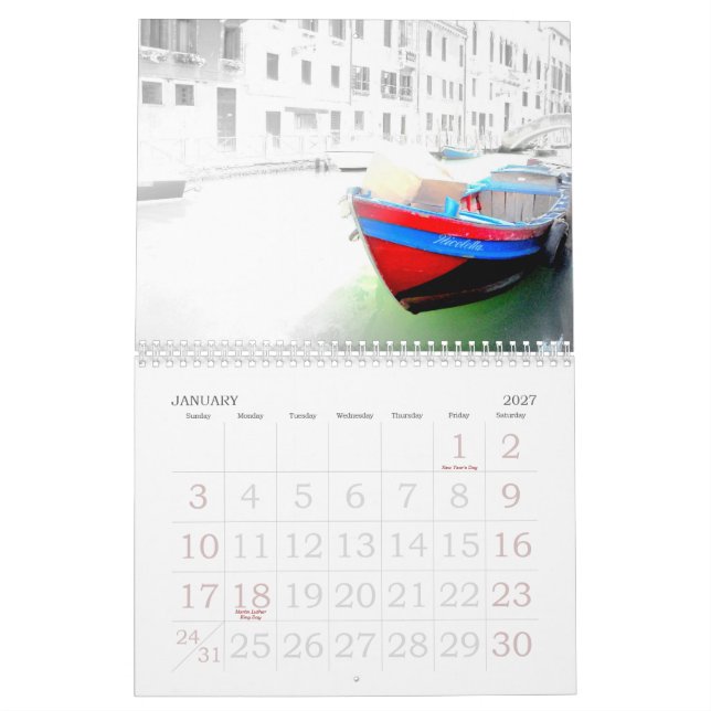 CALENDÁRIO VENEZA (Jan 2027)