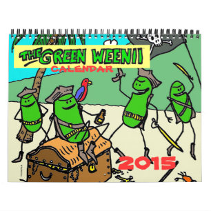 Calendário Verde Weenii 2015