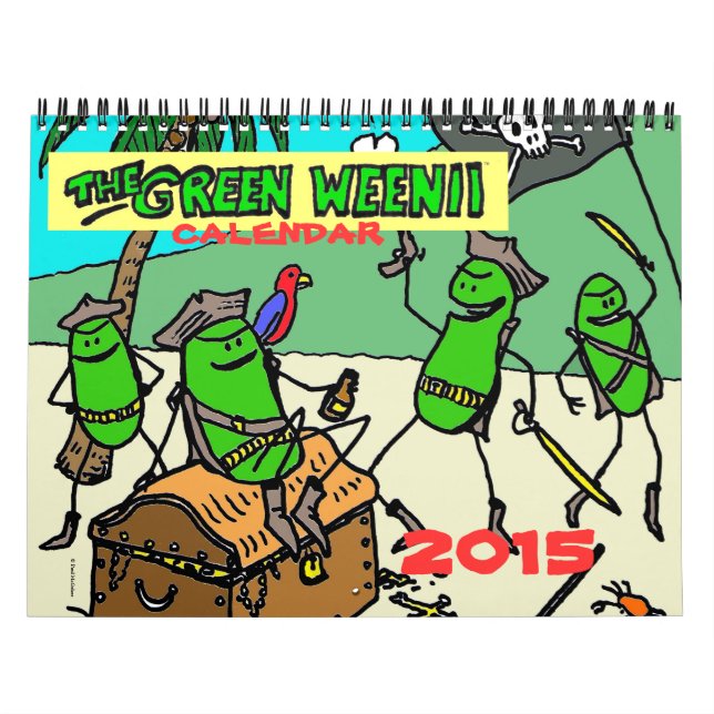 Calendário Verde Weenii 2015 (Capa)