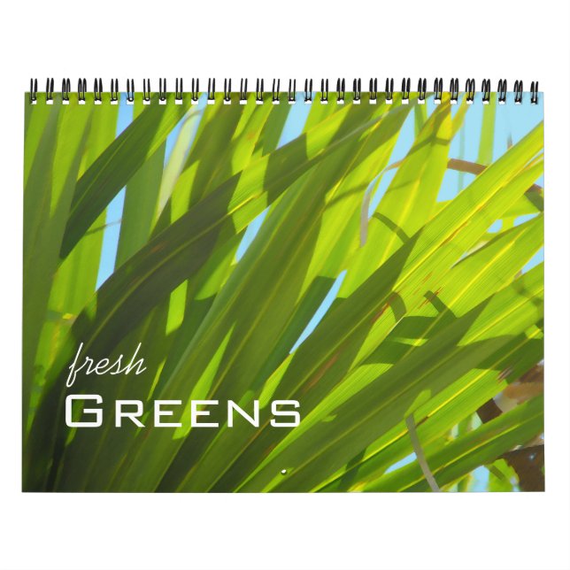 Calendário Verdes na Natureza (Capa)