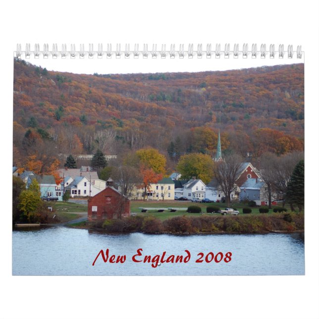Calendário Vermont 083, New England 2008 (Capa)
