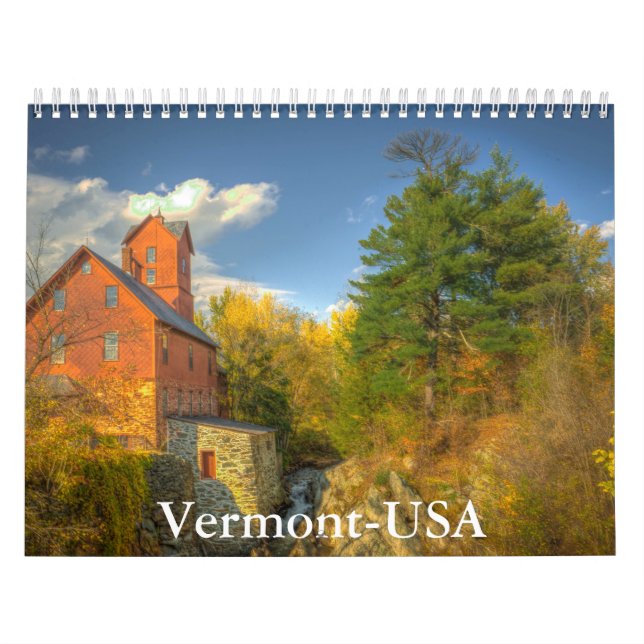 Calendário Vermont-EUA (Capa)
