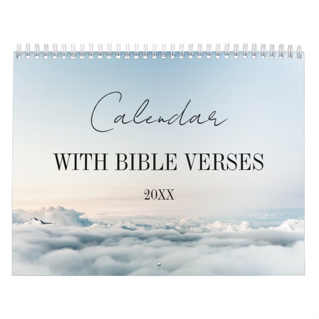 Calendário versículos bíblicos religiosos cristãos  (Capa)