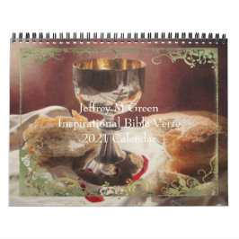 Calendário Verso da Bíblia Inspiracional 2021