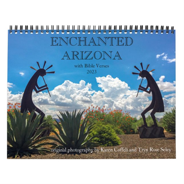 Calendário Versos de Bíblia Cênico de Fotografia Arizona Enca (Capa)