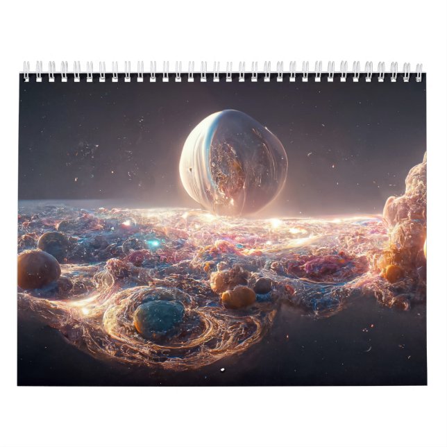Calendário Via Látea e galáxias (Capa)