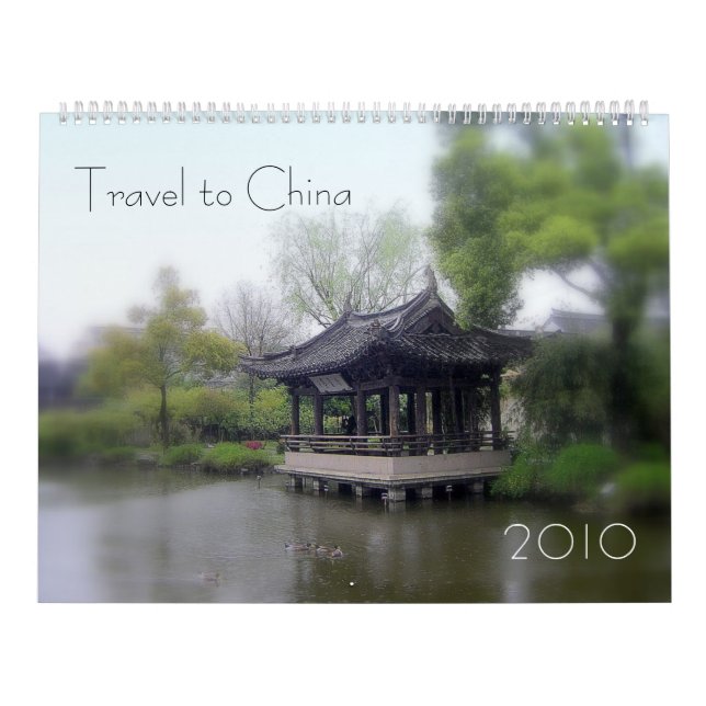 Calendário Viagem a China--Jiangnan (中國江南) (Capa)