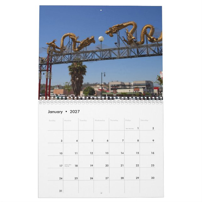 Calendário Viagem americano (Jan 2027)