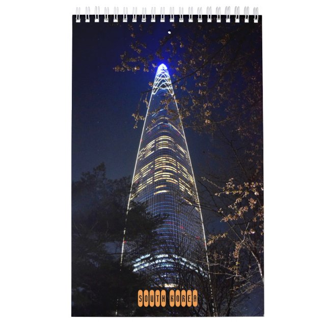 Calendário Viagem da Coreia do Sul (Capa)