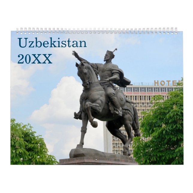 Calendário viagem de 12 meses no Usbequistão (Capa)