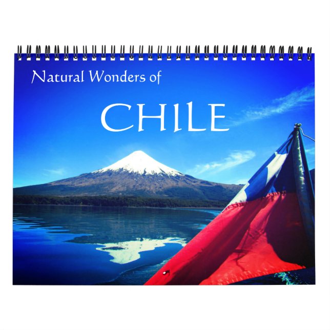 Calendário viagem do chile 2025 (Capa)
