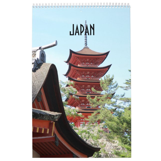 Calendário Viagem do Japão Fotografia 2023 (Capa)