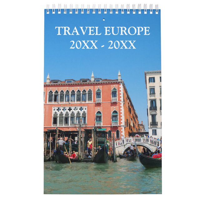 Calendário viagem Europa a 24 meses (Capa)