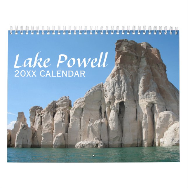 Calendário Viagem Fotografia do Lago Powell (Capa)