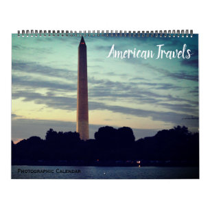 Calendário viagens americanos 2025 grande