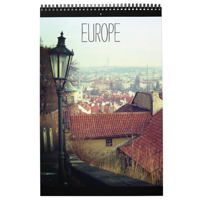Calendário viagens europa (Capa)