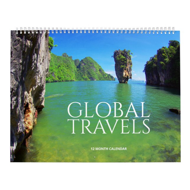 Calendário Viagens Globais (Capa)