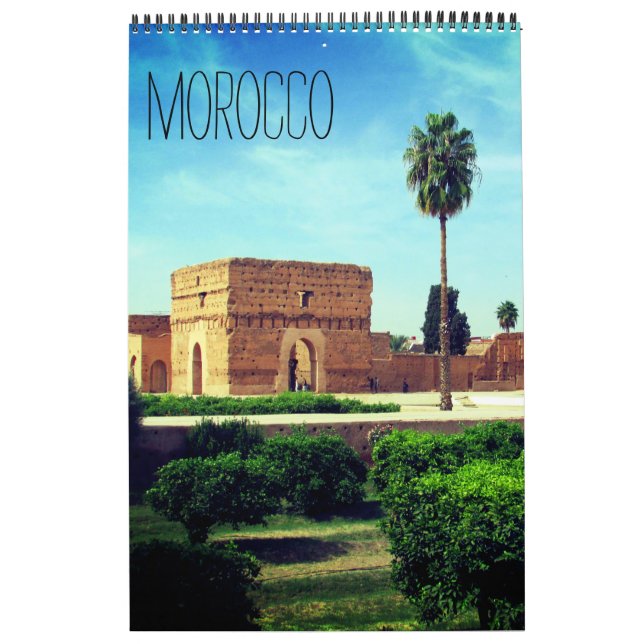 Calendário viagens no Marrocos (Capa)