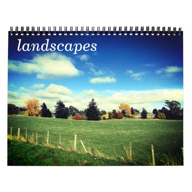 Calendário viagens paisagísticas (Capa)