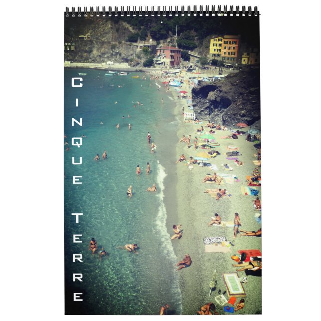 Calendário viagens pelas cinco terras (Capa)