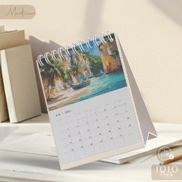 Calendário Vibrant Impasto Art Calendar 2026