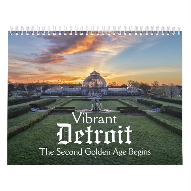 Calendário vibrante de Detroit (Capa)