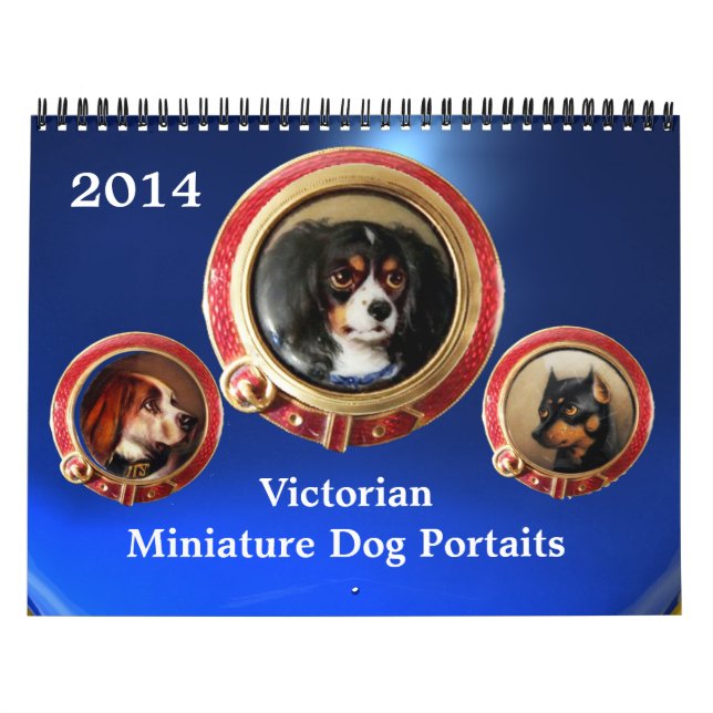 CALENDÁRIO VICTORIAN ENAMELS/MINIATURE DOG PORTRAITS 2017 (Capa)