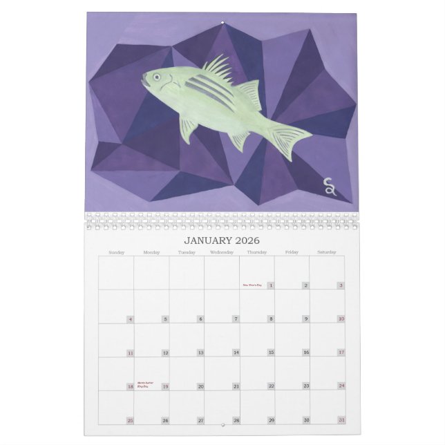 Calendário Vida do Rio Hudson (Jan 2026)