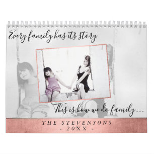 Calendário Vida familiar Ano Coral em Imagens 12 Foto