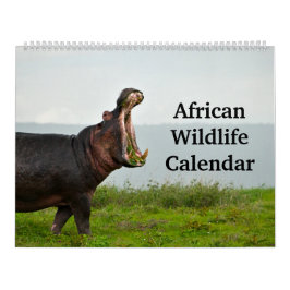 Calendário Vida Selvagem Africana