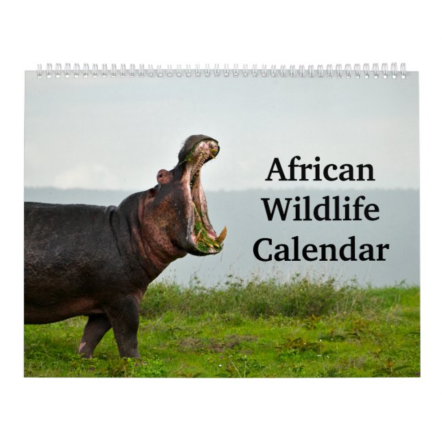 Calendário Vida Selvagem Africana (Capa)