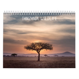 Calendário Vida selvagem da Tanzânia