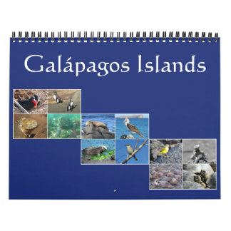 Calendário vida selvagem de galápagos 2026