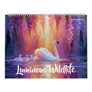 Calendário Vida Selvagem Luminosa