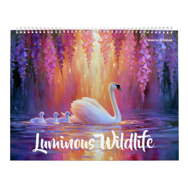 Calendário Vida Selvagem Luminosa (Capa)