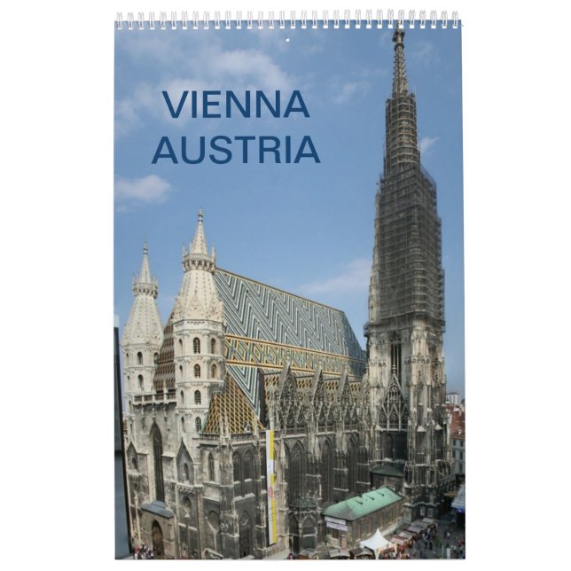 Calendário Viena Áustria 2025 Wien (Capa)