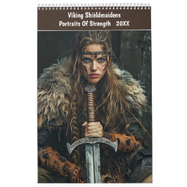 Calendário Viking Shieldmaidens – Portraits Of Strength