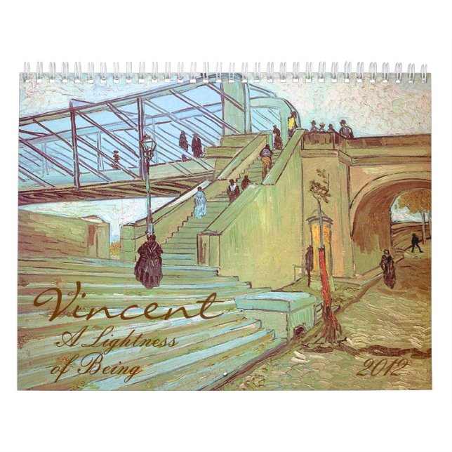 Calendário Vincent uma luminosidade de ser arte 2012 de Van (Capa)
