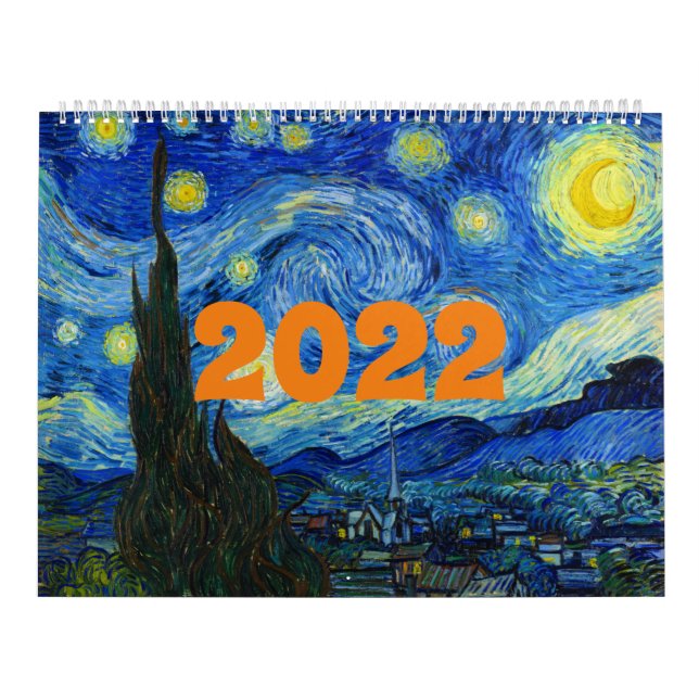 Calendário Vincent Van Gogh 2022 (Capa)