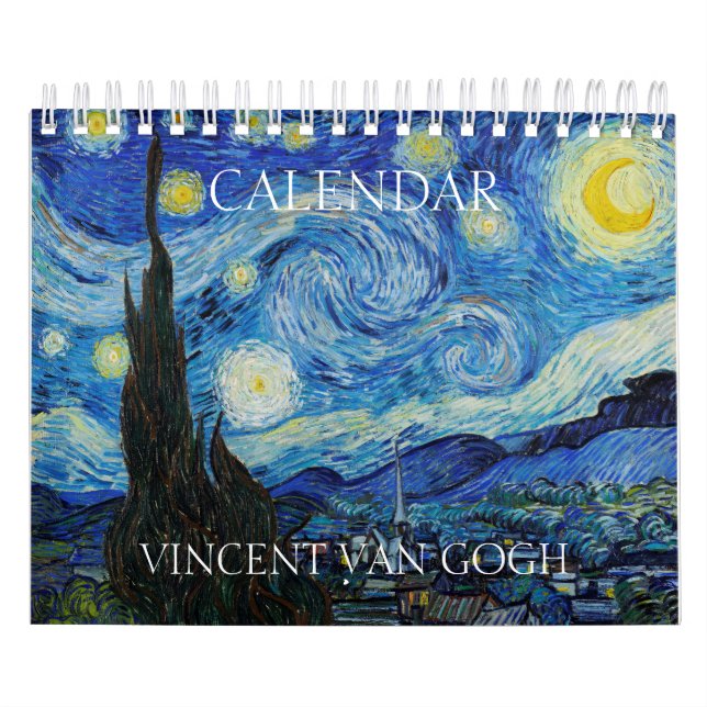 CALENDÁRIO VINCENT VAN GOGH FINE ART (Capa)