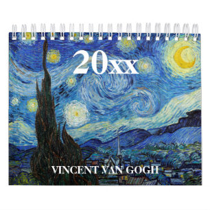 Calendário Vincent van Gogh Fine Art Calendar