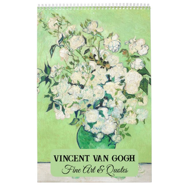Calendário Vincent Van Gogh Fine Art & Cotes (Capa)